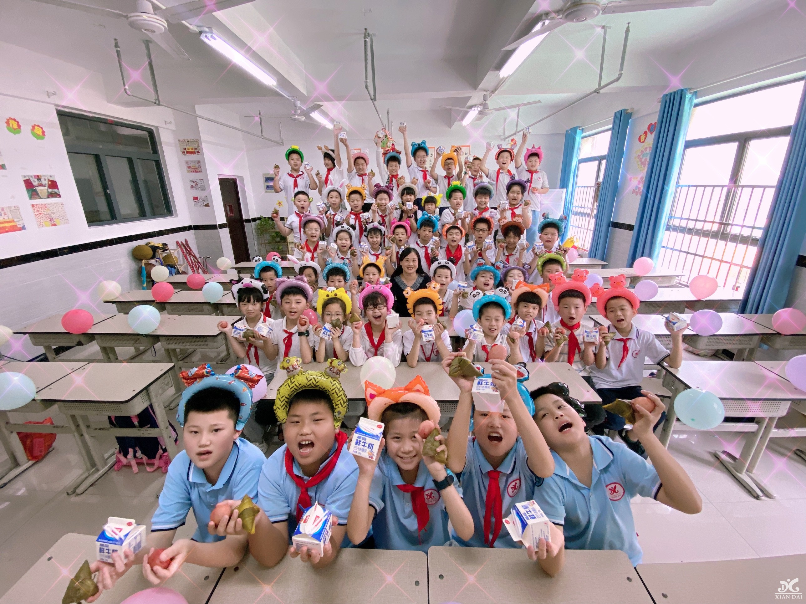 南昌現(xiàn)代外國(guó)語(yǔ)學(xué)校開(kāi)展“歡樂(lè)六一，遇上粽香端午”慶祝活動(dòng)